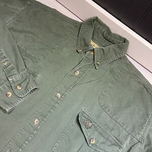 VTG Boyt Safari Club‎ International L/S Button Down Shirt Mens Sz L Recoil Pads